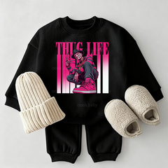 2-piece of Baby Thug Life Print Set
