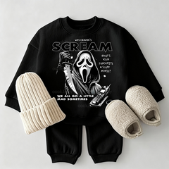 2-piece of Baby Scream Print Set