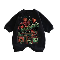 Baby Nithtmares Print Romper