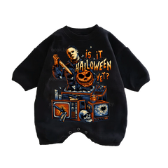 Baby  Halloween YET Print Romper
