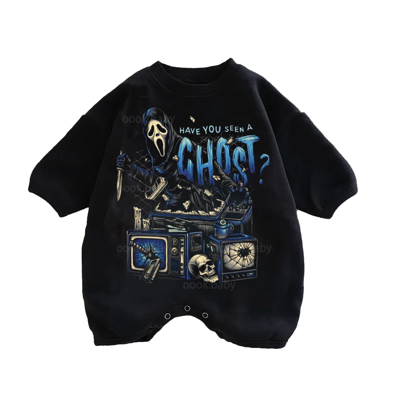 Baby Have you seen a ghost Print Romper