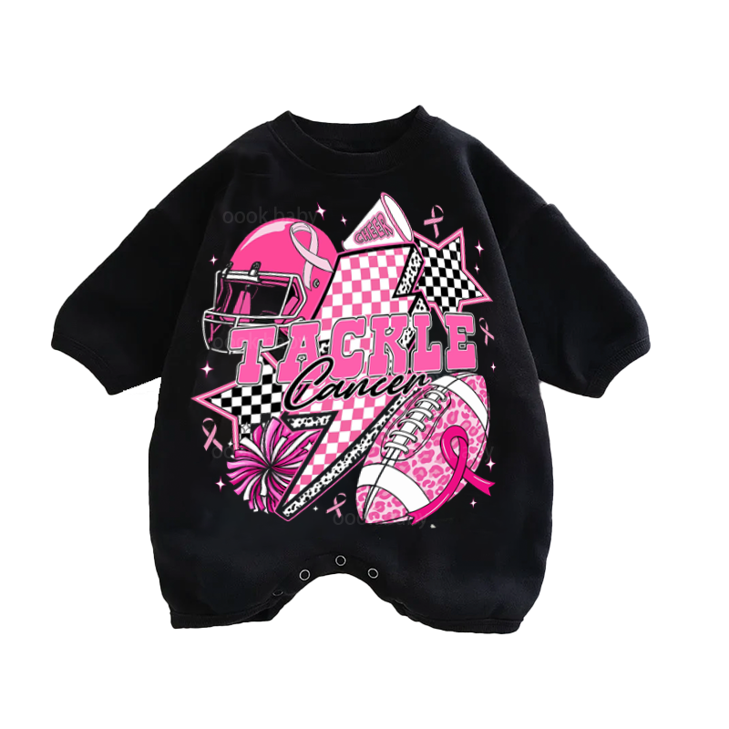 Baby Tackle Print Romper