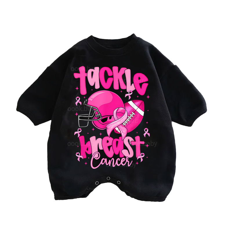 Baby Tackle breast Print Romper