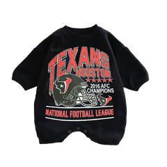 Baby Texans Print Romper