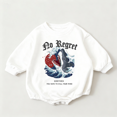Baby No  Regret Print Romper