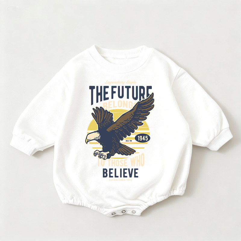 Baby The Future Print Romper