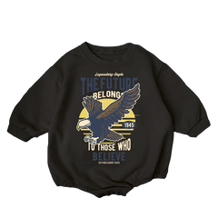 Baby The Future Print Romper