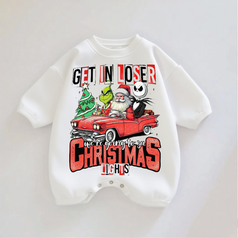Baby Christmas Print Romper