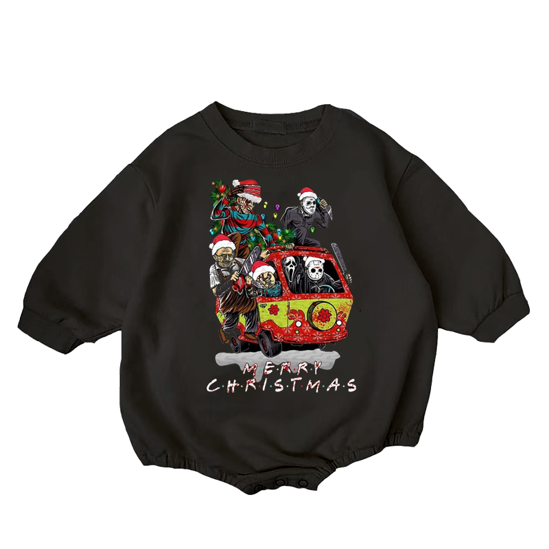 Baby Christmas Print Romper