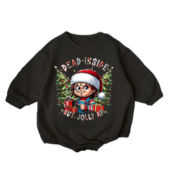 Baby Christmas Print Romper