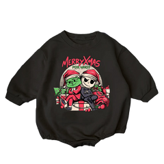 Baby Christmas Print Romper