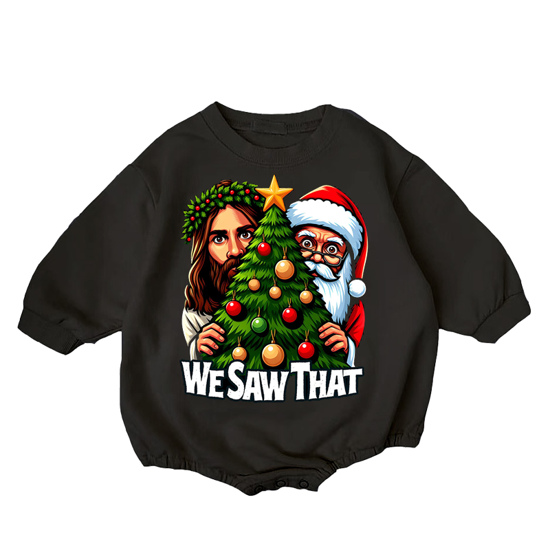 Baby Christmas Print Romper