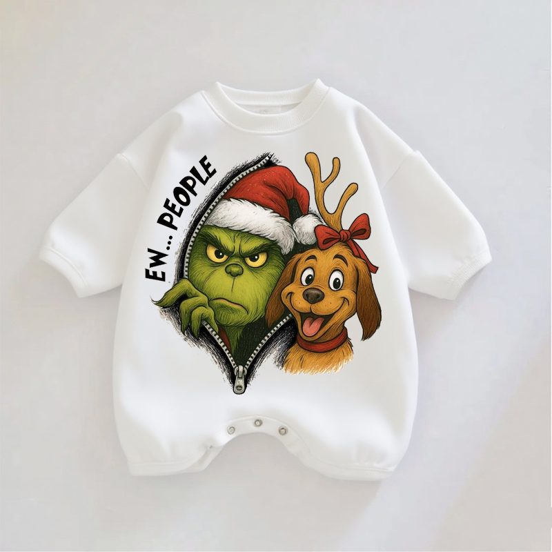 Baby Christmas Print Romper