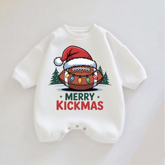 Baby Christmas Print Romper
