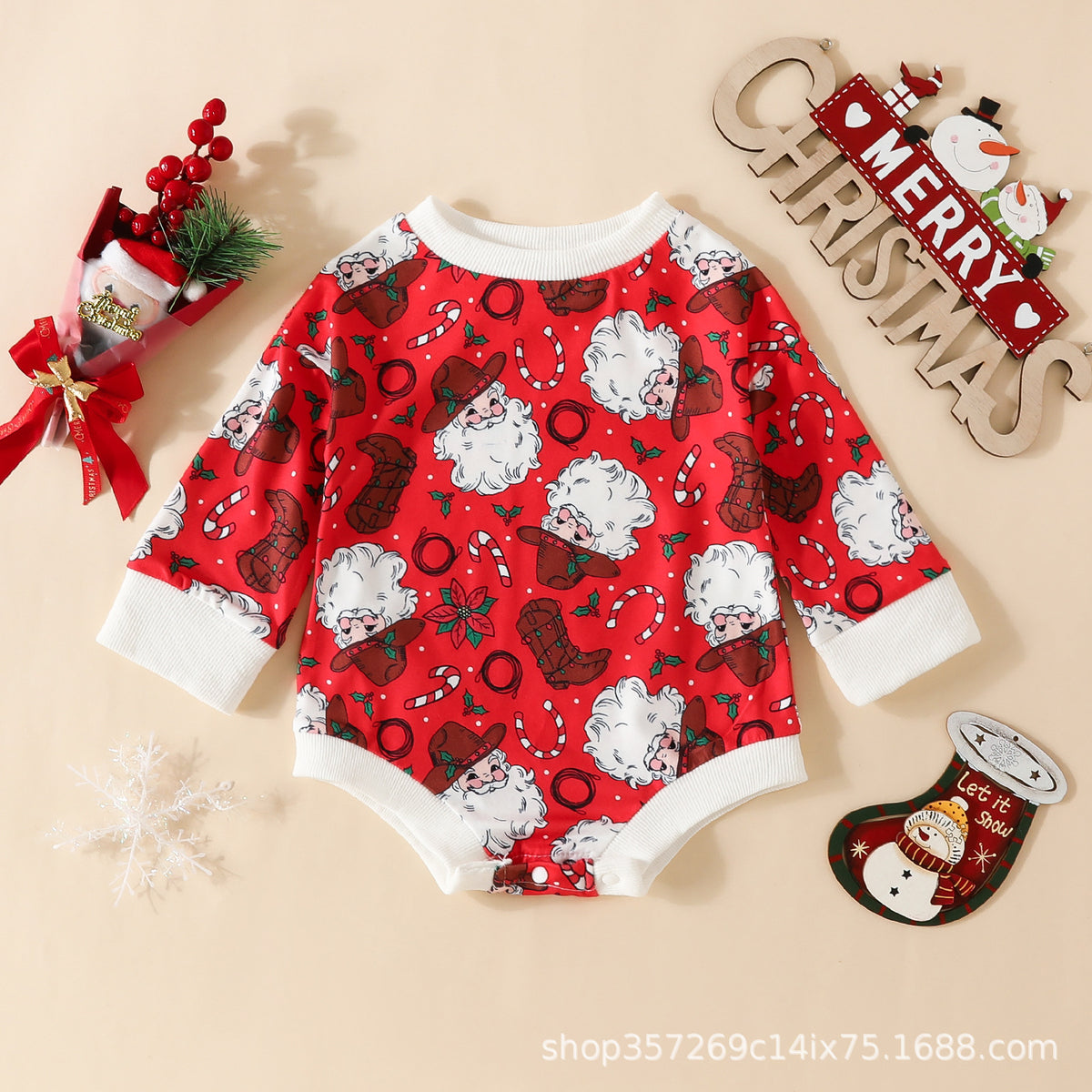 Baby Christmas Romper