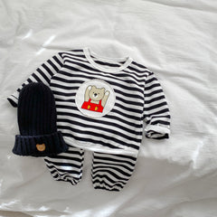 2-Piece Baby Bear Stripe Set