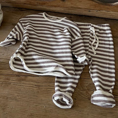 2-Piece Baby Solid Color Suit