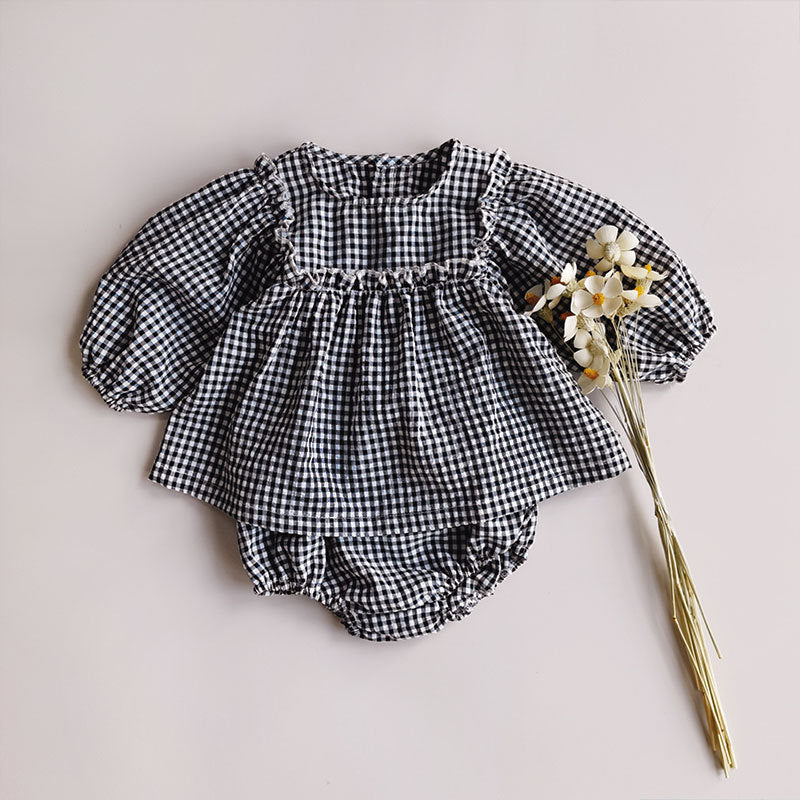 2-Piece BabyGgirl Plaid Suit