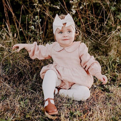 Baby Solid Color Seeveless Bodysuit