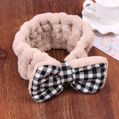 Baby Girl Coral Fleece Bow Headband