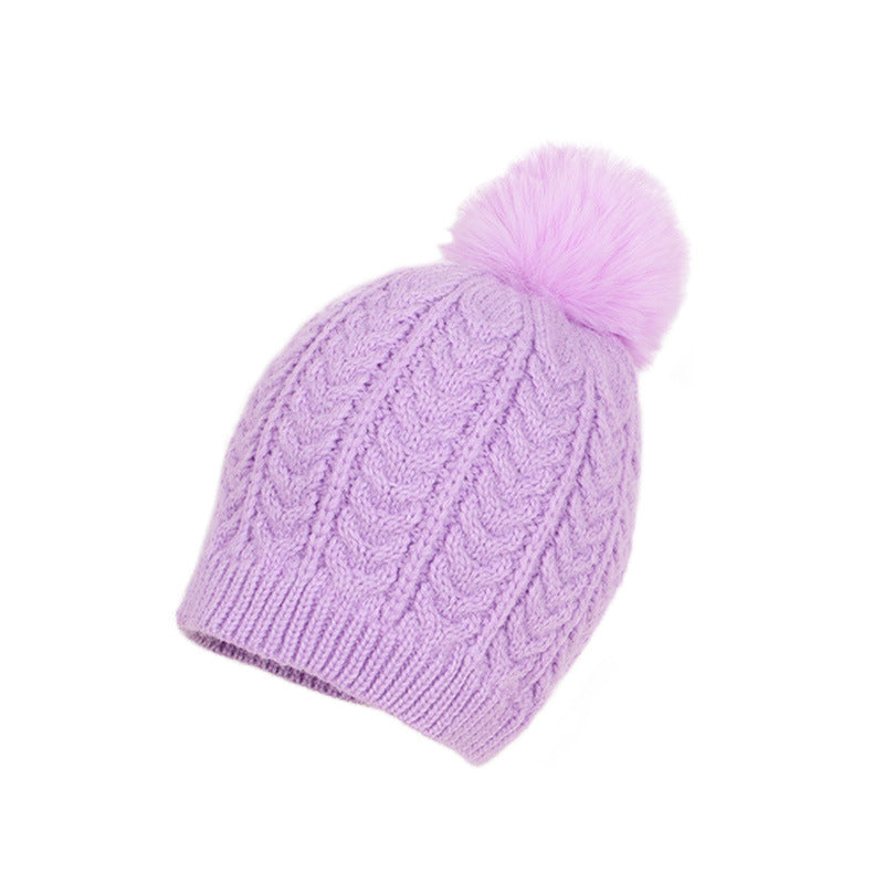 Baby Single Ball Knitted Hat