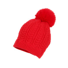 Baby Single Ball Knitted Hat