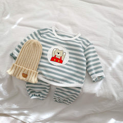 2-Piece Baby Bear Stripe Set