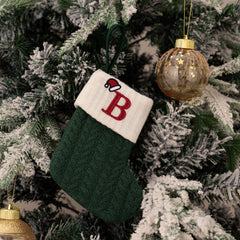 Christmas Knitted Stocking Gift Bag