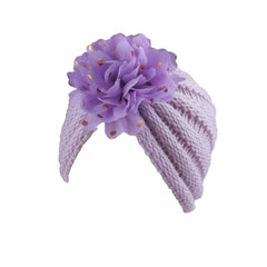 Baby Flower Indian Knitted Hat