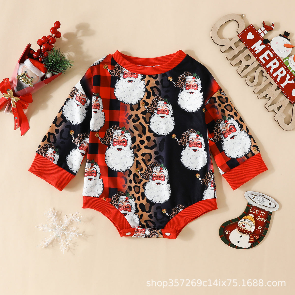 Baby Christmas Romper