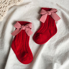 Baby Girl Bow Socks