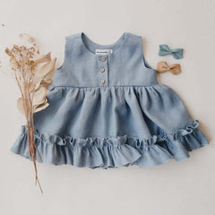 2 Piece Baby Solid Color Suit