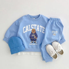 2-Piece Bear Print Set