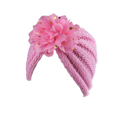 Baby Flower Indian Knitted Hat