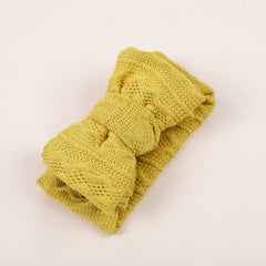 Baby Girl Knit Bow Headband