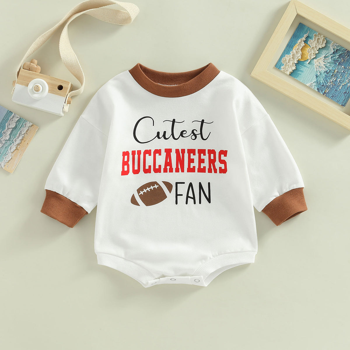 Baby Cutest Patriots Fan Romper