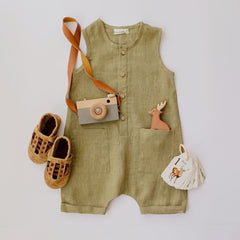 Baby Solid Color Romper