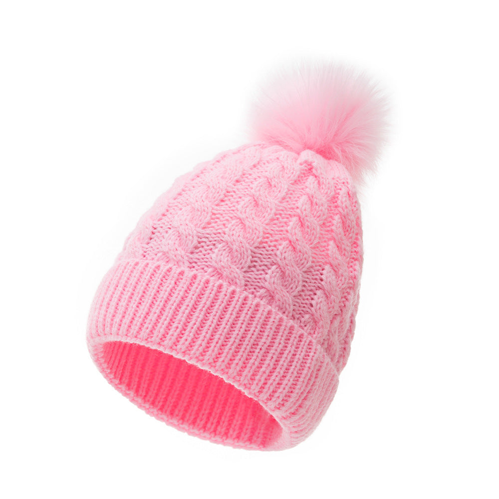 Baby Single Ball Knit Hat