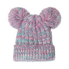 Baby Double Ball Knitted Hat