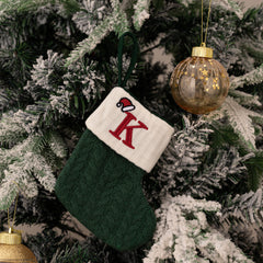 Christmas Knitted Stocking Gift Bag