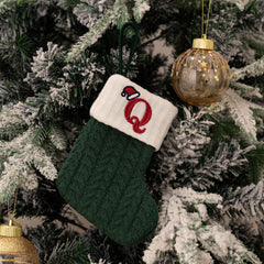 Christmas Knitted Stocking Gift Bag