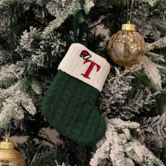 Christmas Knitted Stocking Gift Bag