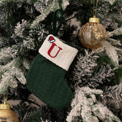 Christmas Knitted Stocking Gift Bag