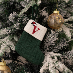 Christmas Knitted Stocking Gift Bag