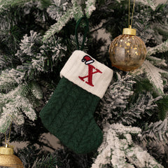 Christmas Knitted Stocking Gift Bag