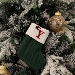 Christmas Knitted Stocking Gift Bag