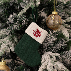 Christmas Knitted Stocking Gift Bag