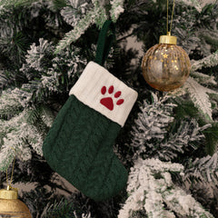 Christmas Knitted Stocking Gift Bag