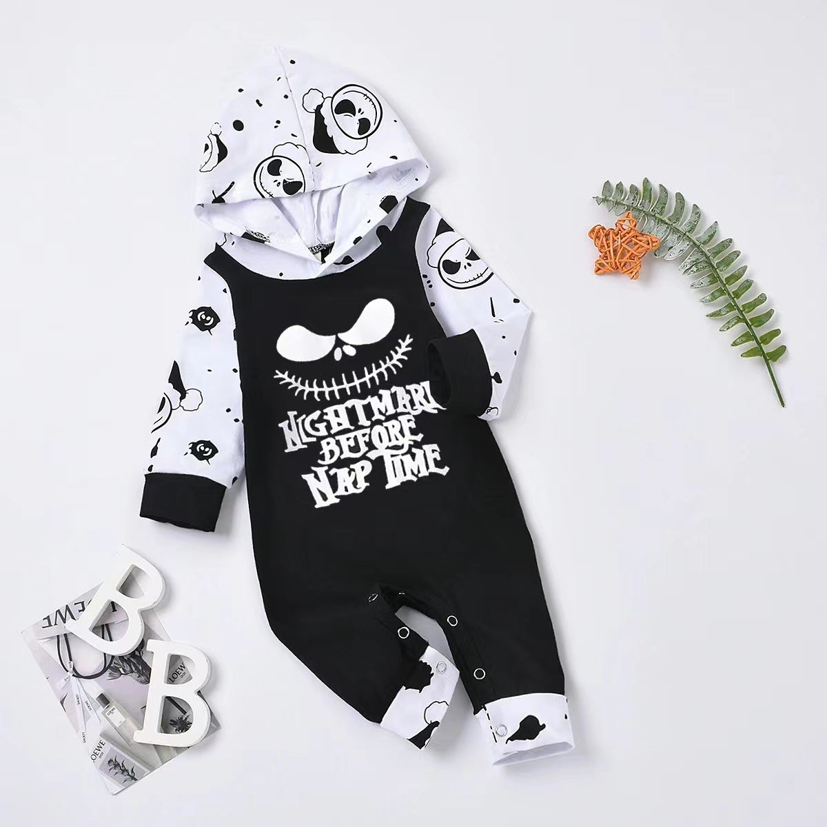 Baby Halloween Print Romper