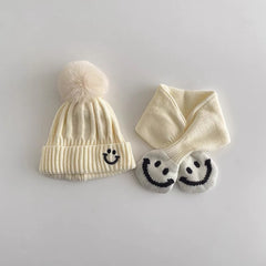 Baby Smiley Knitted Hat